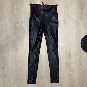 Spanx faux leather Leggings